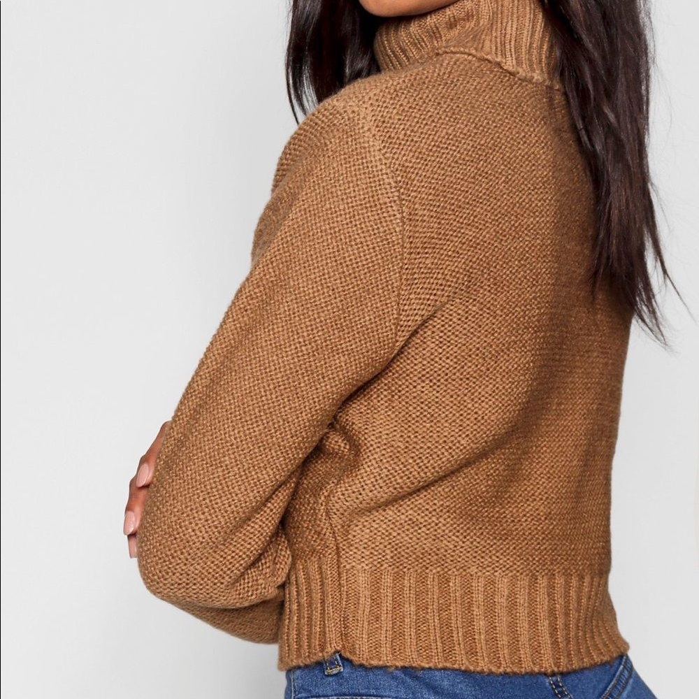 🐪 Camel Cropped Turtleneck 🐪